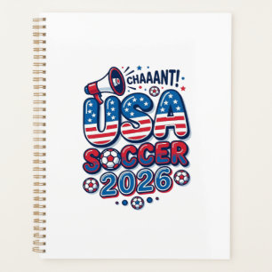 Football USA 2026 Football Gras Typographie Pays T