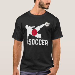 Football van de Japanse nationale voetbalvlag T-shirt