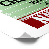 Football van de leerling Coach-bord - Poster van d (Hoek)