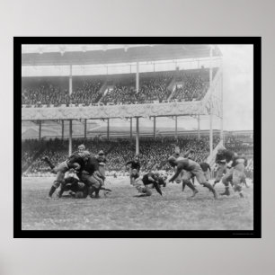Football van de marine bij de Polo Grounds, NY 191 Poster