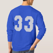 Football van de middelbare school t-shirt (Achterkant)