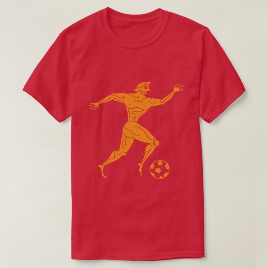 Football van de oude Olympiërs T-shirt (Design voorkant)