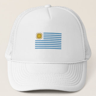 Football van de Uruguay-vlag Werkopje Trucker Hat Pet