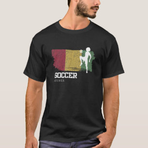 Football van de vlag van het land Voetbal T-shirt