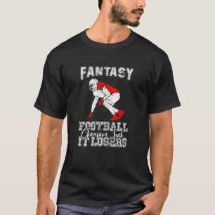 Football van de vrouw verloren door biet fantasy v t-shirt