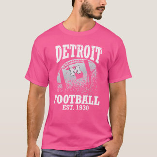 FOOTBALL VAN DETROIT VINTAGE T-SHIRT