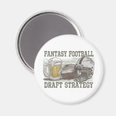 Football van Fantasy Magneet (Voorkant / Achterkant)