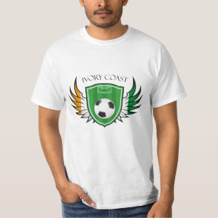 Football van Ivoorkust Voetbal T-shirt