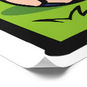 Football van studenten Poster sport (Hoek)