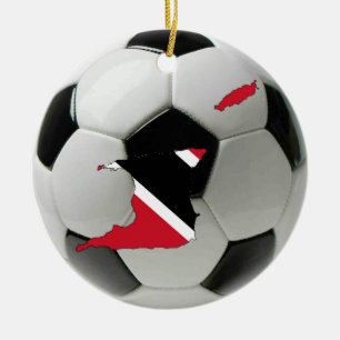 Football van Trinidad en Tobago Keramisch Ornament