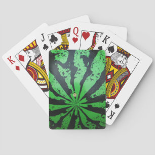 Football van watermeloenen / Voetbal Pokerkaarten