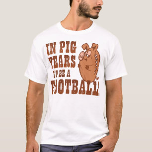 Football varkensjaren t-shirt