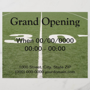 Football veld 30 flyer