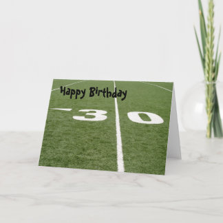 Football veld 30 kaart
