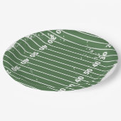 Football veld papieren bordje (Gekanteld)