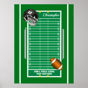 Football veldeppelnaam   Neen   School Poster