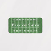 Football Veldnaamlabels Labels (Design 1)