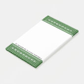 Football Veldontwerp Post-it® Notes (Schuin)