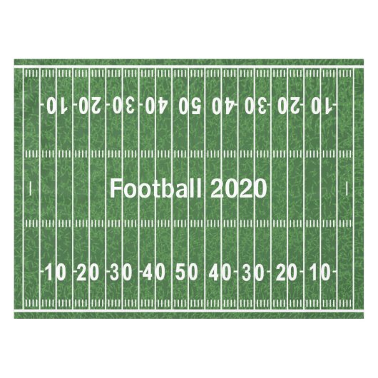 Football veldontwerp tafelkleed (Voorkant (Horizontaal))