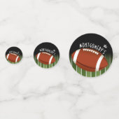 Football Veldspel Dagtafel Confetti (Voorkanten)