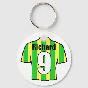 Football Ventilator Shirt aan Personaliseren. Sleutelhanger