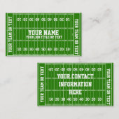 Football ventilatorcoachspeler visitekaartje (Voorkant / Achterkant)