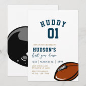 Football Verjaardag, Eerste jaar Down, Game On Kaart (Voorkant / Achterkant)