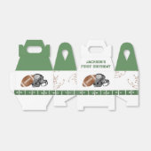 Football verjaardagsfeestje gunstbox bedankdoosjes (Uitgevouwen)