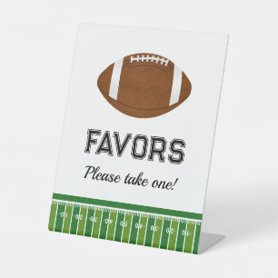 Football verjaardagsfeestje   Voorkeuren Neem er e Reclamebord Met Voetstuk