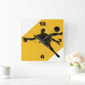 Football Vierkante Klok (Huis)