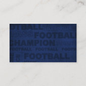 Football Visitekaartje (Achterkant)