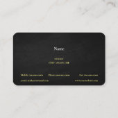 Football Visitekaartje (Achterkant)