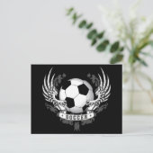 Football Voetbal Briefkaart (Staand voorkant)