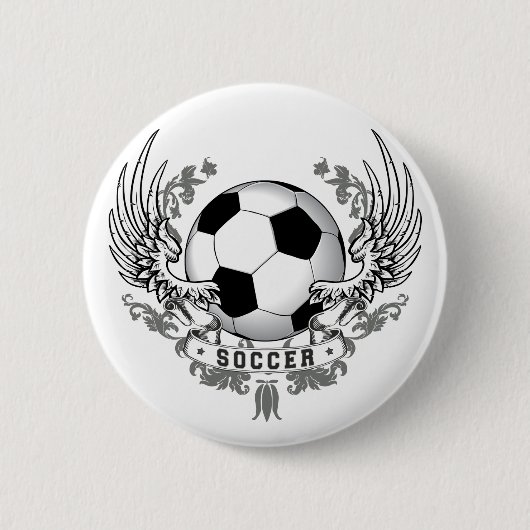Football Voetbal Button (Voorkant)