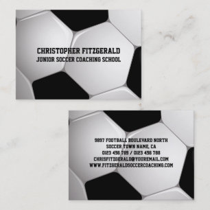  Football Voetbal Coaching Visitekaartje