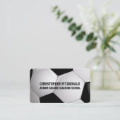 Football Voetbal Coaching Visitekaartje (Staand voorkant)