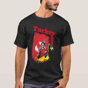 Football Voetbal Doel Viering Turkije Vlag 2025 T-shirt