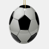 Football Voetbal Keramisch Ornament (Rechts)