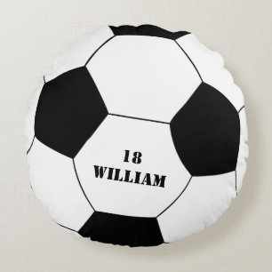 Football & Voetbal Kussen met Naam & Nummer