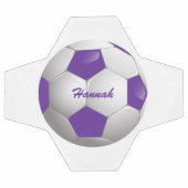  Football Voetbal Paars en wit (Enkel)