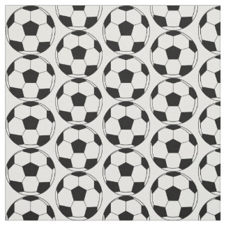 Football Voetbal Patroon. Stof