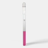 Football Voetbal Roze en Wit Case-Mate iPhone Case (Achterkant / Links)