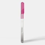 Football Voetbal Roze en Wit Case-Mate iPhone Case (Achterkant / Rechts)