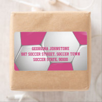 Football Voetbal Roze en Wit