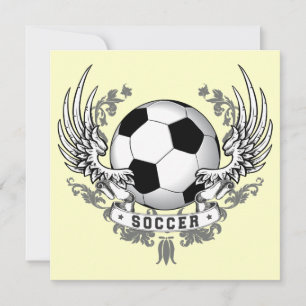 Football Voetbal Uitnodiging