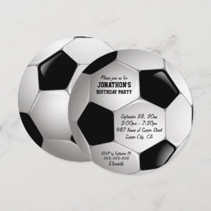 Football Voetbal verjaardagsfeestje Kaart