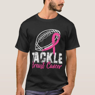 Football voor borstkanker overleving t-shirt