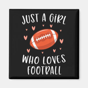 Football voor meisjes, gewoon een meisje dat van F Magneet