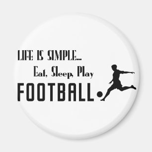 football voor slaapspelen magneet