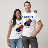 Football voor voetbal van voetgangers in Colombia T-shirt (Unisex)